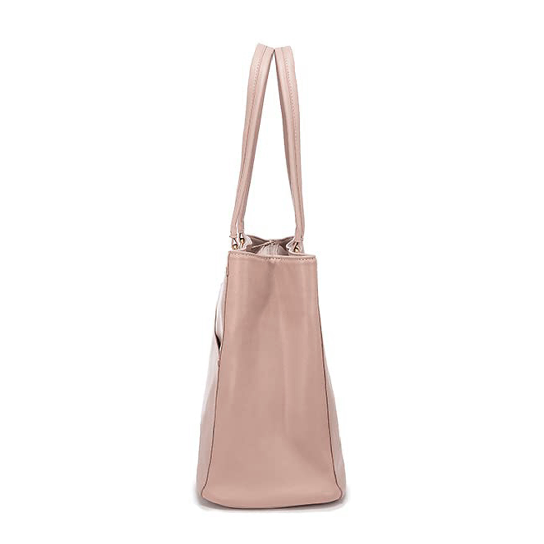 Stilvolle Laptoptasche aus lila Leder