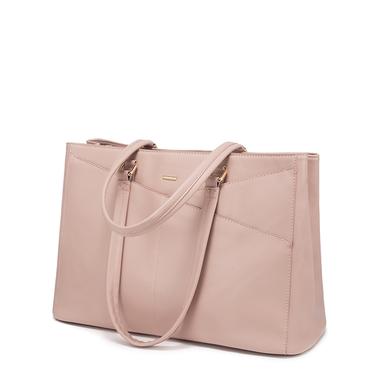 Stilvolle Laptoptasche aus lila Leder