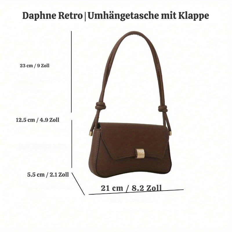 Daphne Retro | Umhängetasche mit Klappe