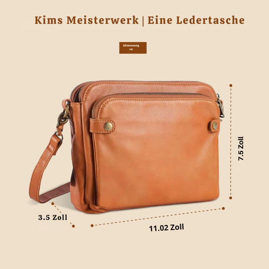 Kims Meisterwerk | Eine Ledertasche