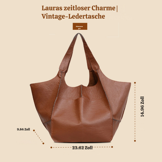 Lauras zeitloser Charme | Vintage-Ledertasche