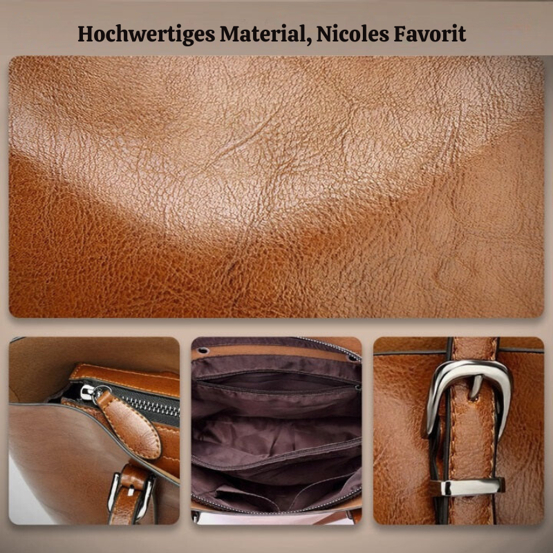 Nicoles Favorit | Vintage-Umhängetasche aus Leder