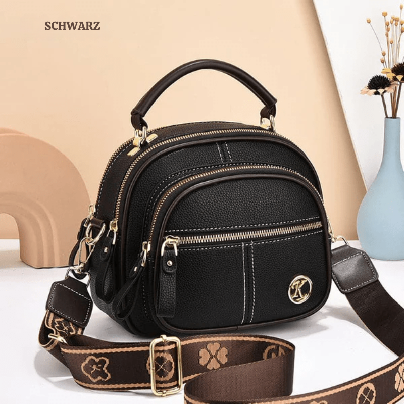 Mollys zeitlose Raffinesse | Stylische Ledertasche mit Schultergurt