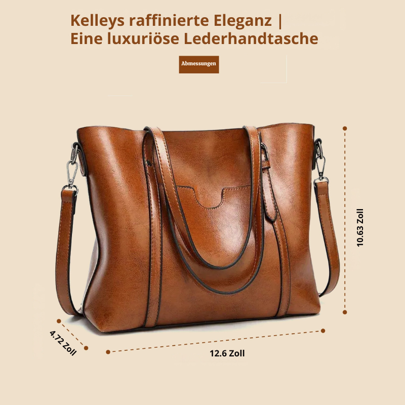 Kelleys raffinierte Eleganz | Eine luxuriöse Lederhandtasche