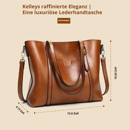 Kelleys raffinierte Eleganz | Eine luxuriöse Lederhandtasche