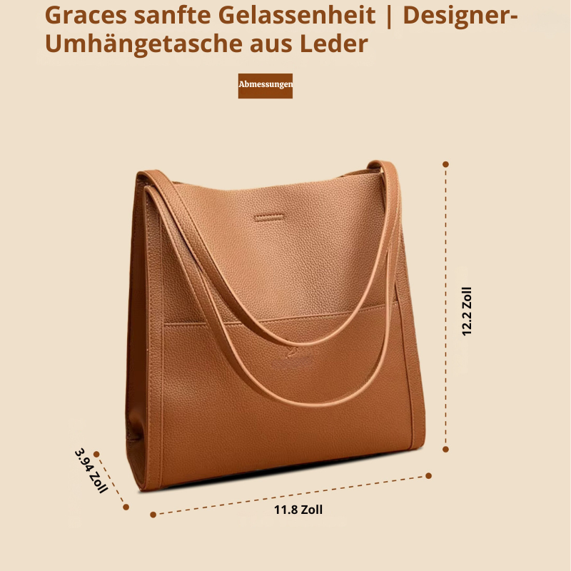 Hildes sanfte Gelassenheit | Designer-Umhängetasche aus Leder