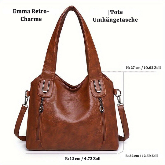 Emma Retro-Charme | Tote Umhängetasche