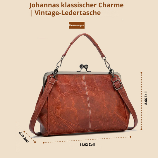 Johannas klassischer Charme | Vintage-Ledertasche