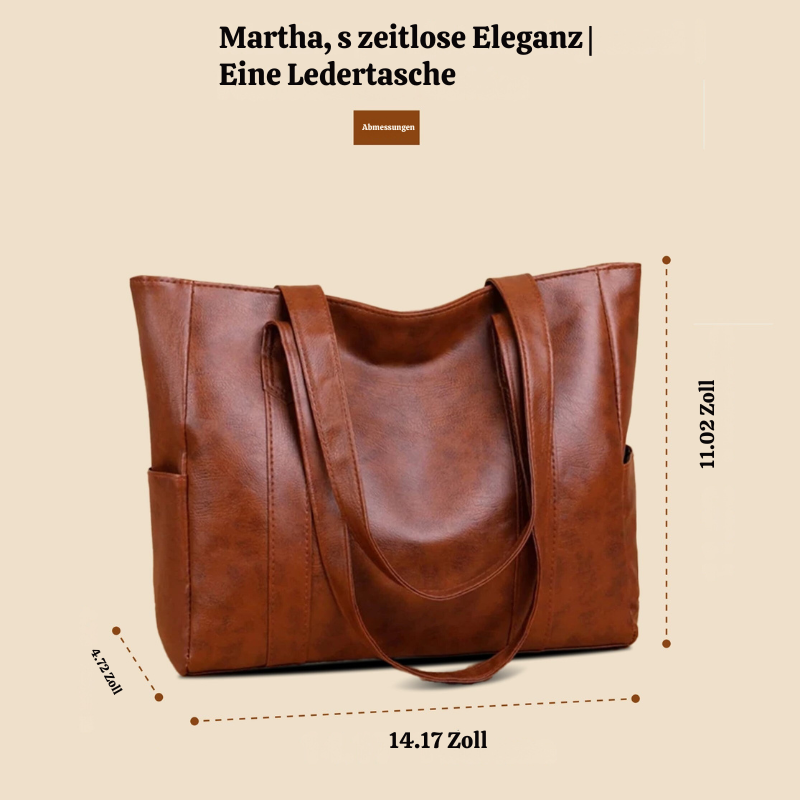 Marthas zeitlose Eleganz | Eine Ledertasche