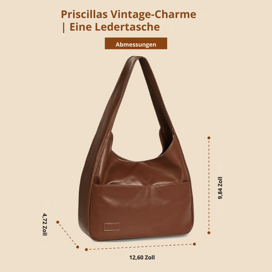 Priscillas Vintage-Charme | Eine Ledertasche