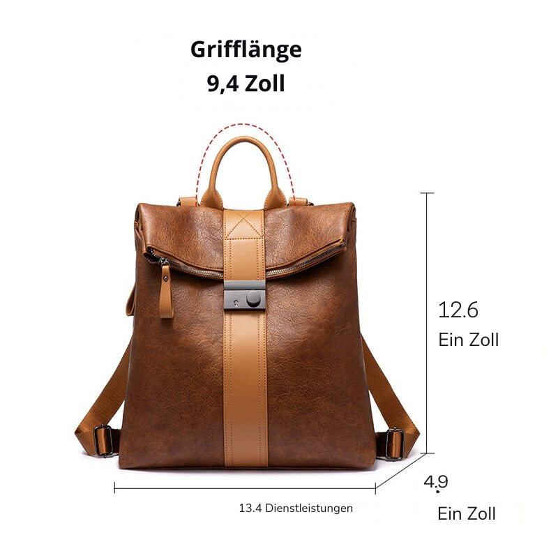 Einzigartiger Lederrucksack – Hildes Stil