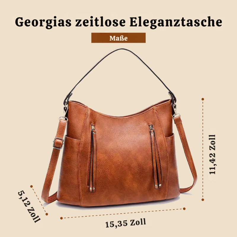 Georgiens zeitlose Eleganz | Vintage-Ledertasche