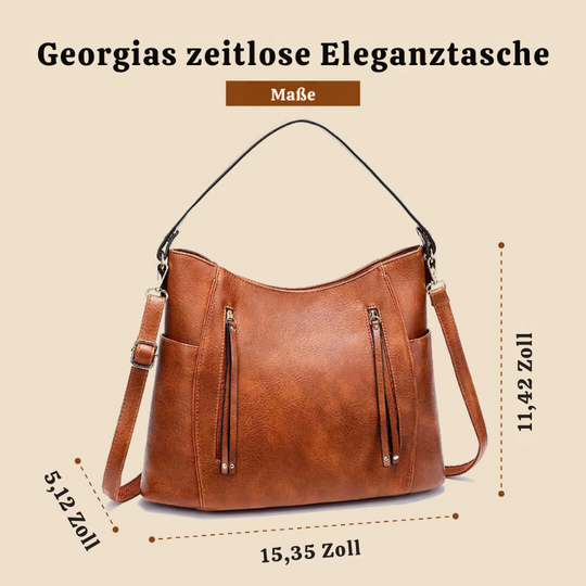 Georgiens zeitlose Eleganz | Vintage-Ledertasche